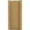 Ekena Millwork 7 1/2-in W x 16-in D x 16-in H Balboa Slat Rough Cedar Woodgrain TimberThane Outlooker, Primed Tan OUTUR075X16X16BOA24RCPR - alternate 2